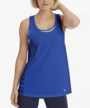 CHAMPION Double Dry Training W/Built In Bra Tank Top Blue/Gray Women’s Sz XS NEW