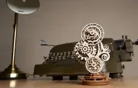 在飛比找Yahoo!奇摩拍賣優惠-Ugears 蒸氣龐克鐘 Steampunk Clock 簡