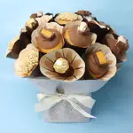 Baby Girl Hand-dipped Donut Bouquet Gift By Edible Blooms