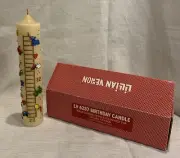 Vintage Lillian Vernon Happy Birthday Celebration Candle Ages 1 through 21 Years