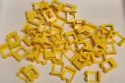 10 Lego Yellow,Window 1x2x2 Plane City/Town Piece Inv. 304