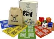 Stack 52 Quick Sweat Fitness Dice. Bodyweight Exercise Workout Game. Designed AU