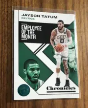 2019-20 Chronicles JAYSON TATUM #4 Teal SP Parallel Card