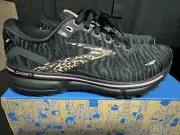 NEW Womens Size 8 Brooks Ghost 15 Running Shoes Black/Spring Crocus/sunburn