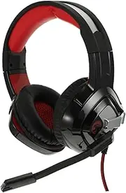 POPETPOP Wired Gaming Headset with Noise Cancelling Mic LED Light Design Comfortable Fit for Flexible Earphones for Gaming Chatting Music Present Choice