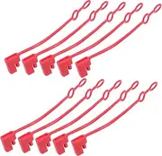 JEWEDECO 10pcs Cable Protector Cover with Locking Outlet Cover for Power Cables Tool Installation Moisture Resistant for Cord Connectors