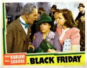 Black Friday Lobby Card Boris Karloff Anne Gwynne Virginia Brissac- Old Photo