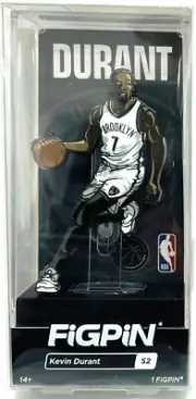 FiGPiN NBA Series 1 Brooklyn Nets Kevin Durant Collectable Pin #S2