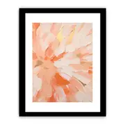 Peach Abstract Framed Art Framed print Art Poster