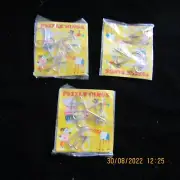 3 Vintage Puzzle Rings NEW