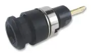 CLIFF ELECTRONIC COMPONENTS - Banana Socket, 2mm, Solder, Black