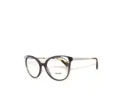 Prada 12UV 12 TSI-1O1 53 Transparent Gray Eyeglasses PR12UV
