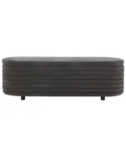 Safavieh Couture Jaymie Boucle Storage Bench NoSize Grey
