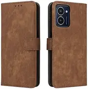Ezydigitals Case New Matte Leather Wallet Flip Phone Case Cover for HMD Pulse Pro - Brown