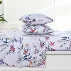 Estella 300 Thread Count Organic Cotton Deep Pocket Bed Sheet Set, Fits up to...
