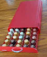 Mind Reader 50 Capacity Nespresso Capsule, 24 Capacity Vertuoline Coffee Pod