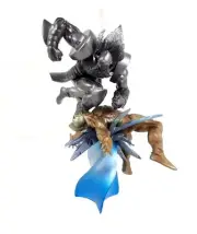 KINNIKUMAN vs AKUMA SHOGUN WRESTLING DIORAMA ACTION SCENE GASHAPON FIGURE BANDAI