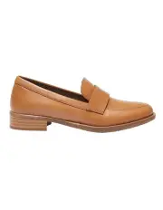 [Sandler] Infinity Flat Shoes in Tan Leather