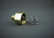 MTM Hydro 24.0054 GH Adaptor 3/4 FGH -3/8 MPT With Spring & Filter Washer