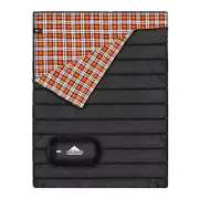 Cotton Flannel Double Sleeping Bag for Camping, Backpacking Or Hiking. Queen ...