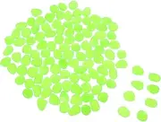 HONMEET Glowing Pebbles Fish Tank Rocks 100pcs Luminous Stones Decorative Aquarium Gravel