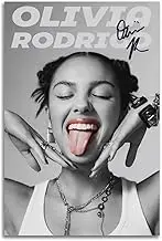 Trendy Retro Art Olivia Rodrigo Poster Poster Canvas Painting Wall Art Picture Home Decor Print For Bedroom Living Room Dorm Study Bar Office 12x18inch(30x45cm)