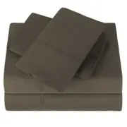 Chocolate Bed Sheet Set with Pillowcases