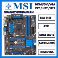 在飛比找蝦皮購物優惠-MSI 台式機主板微星 Z77A-G43 32GB DDR3