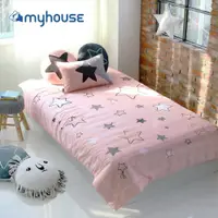 在飛比找ETMall東森購物網優惠-【myhouse】 新款韓國超細纖維兩件式四季枕被組 - 滿