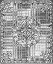 Welsh Beauty Premarked Wholecloth Quilt Top 88" x 106" - WHITE