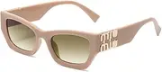 [MTZJH] Sunglasses Retro Square Glasses Women Vintage Travel Small Rectangle Sun Glasses Female Eyewear,2,One size