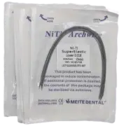 20 Paquetes de Alambre de Arco Super Elástico de Ortodoncia Dental Niti Alambres