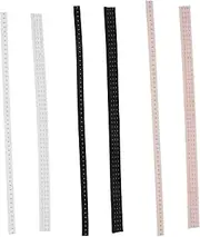 [JEWEDECO] 3 Hook Bra Extender Soft Bra Extension Strap Buckle for Comfortable Fit