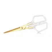 Stylish Acrylic Gold Stainless Steel Premium Multipurpose Scissors for Office...