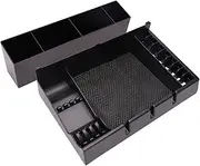 MUSISALY Hair Clippers Tray Organizer Barber Station Accessory Abs Clipper Guard Holder Storage Box for Hair Stylist Tools