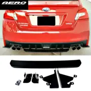 Fits 15-20 Subaru WRX OE STI Style Black Rear Under Diffuser Spoiler