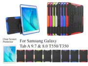 Heavy Duty with Kickstand case/Screen Protector For Samsung Galaxy Tab A 8"/9.7"