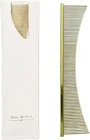 Dog Combs For Grooming Matting | Ergonomic Dog Flea Comb | Multifunctional Pet Dematting Tools For Long-Haired Breeds Puppy Sensitive Skin Daily Brushing Routine Outdoor Use