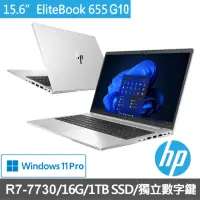 在飛比找momo購物網優惠-【HP 惠普】15.6吋輕薄商務筆電(Elitebook 6