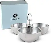 Arthur Court Equestrian Horse Bit 3 Bowl Nut/Snacks / Candy Ensemble - Cast Aluminum Hand Polished 5.5" x 9" x 9"