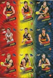 2020 SELECT FOOTY STARS : AFL JIGSAW PUZZLE CARDS - ADELAIDE