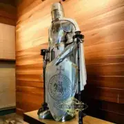 Medieval Templar Wearable Larp Suit Of Armor Crusader Full Body Armour Knight