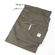 4Pcs Outdoor Travel Waterproof Nylon Drawstring Storage Bags Pouches Organizers