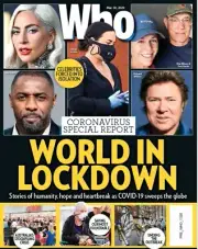 Who Magazine March 30 2020 World in Lockdown, Katie Holmes, Tammy Hembrow, Poh