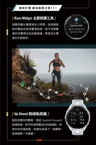 Garmin Forerunner 965 GPS高階鐵人運動錶 智慧手錶 悠遊卡 (10折)