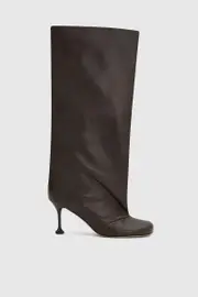 Amber Knee High Boot in Chocolate Nappa - CAMILLA AND MARC® C&M
