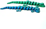 3D Printed House Lizard Toys,Articulated Wall Gecko Models,Flexible Joint Animal lacertid Figurines, 3D Printing Stuff Cheap,Stress Relief, Fidget restlessness, ADHD Toys, Surprise Fantasy Gifts