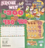 Pull Tab Ticket - Hard Card Tickets - Game - Snow Wit