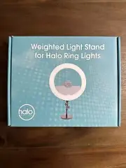 Prismatic Weighted Halo Ring Light Stand Heavy Duty, 7 lb, for Halo, Photography