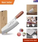 Chef Knife Chinese Cleaver Kitchen Knife Superior Class 7-inch Stainless Stee...